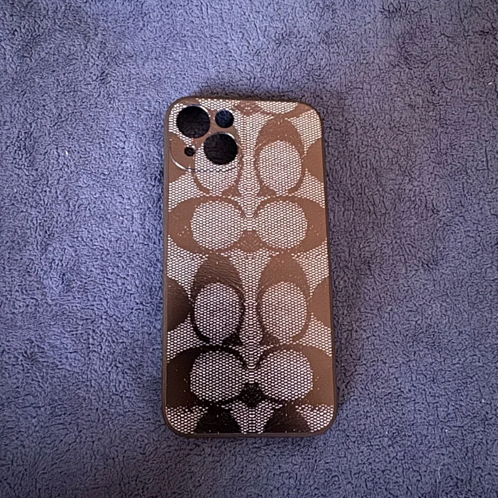 Apple Brown Geometric Phone Case